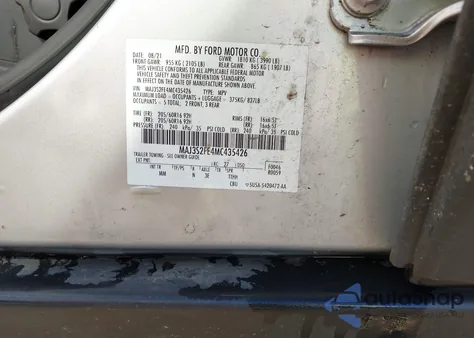 2021 Ford Ecosport S z USA, uszkodzony, nr VIN MAJ3S2FE4MC435426